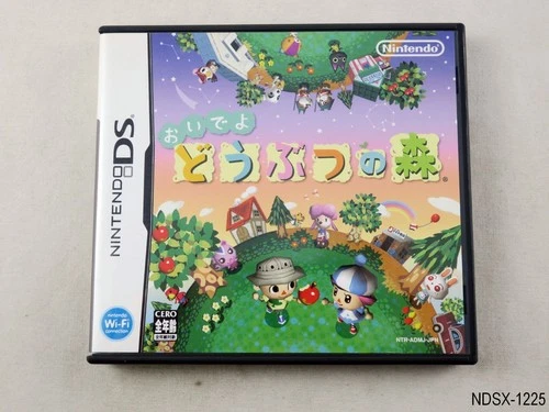 Oideyo Doubutsu no Mori Nintendo DS Japanese Import Animal Crossing Wild World J