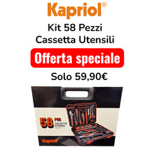  Kapriol Werkzeugkasten komplett - Werkzeugset 58-teilig neu