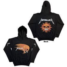 Metallica Unisex Pullover Hoodie Pushead Flaming Skull Hoodie Hoody