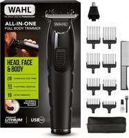 Wahl All-In-One Full Body Trimmer for Men Cordless Rechargeable Beard, Hair Body
