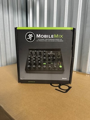 Mackie MobileMix 8-Channel USB Powered Mixer for Live Sound and Streaming*SEALED