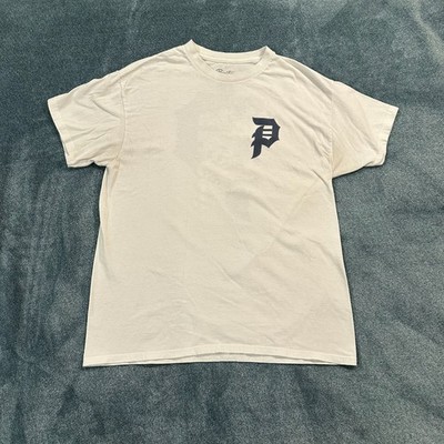 Primitive Skateboarding Graphic Tiger and Snake Logo White T-Shirt
