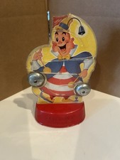 Vintage  Rexor Corp. See-n-Save Jingle Dingle Bank 1952 9" Tall