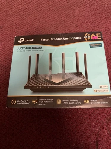 TP-Link Archer AXE75 Tri-Band Wi-Fi 6E Router AXE5400 Wireless Internet Box - product listing photo