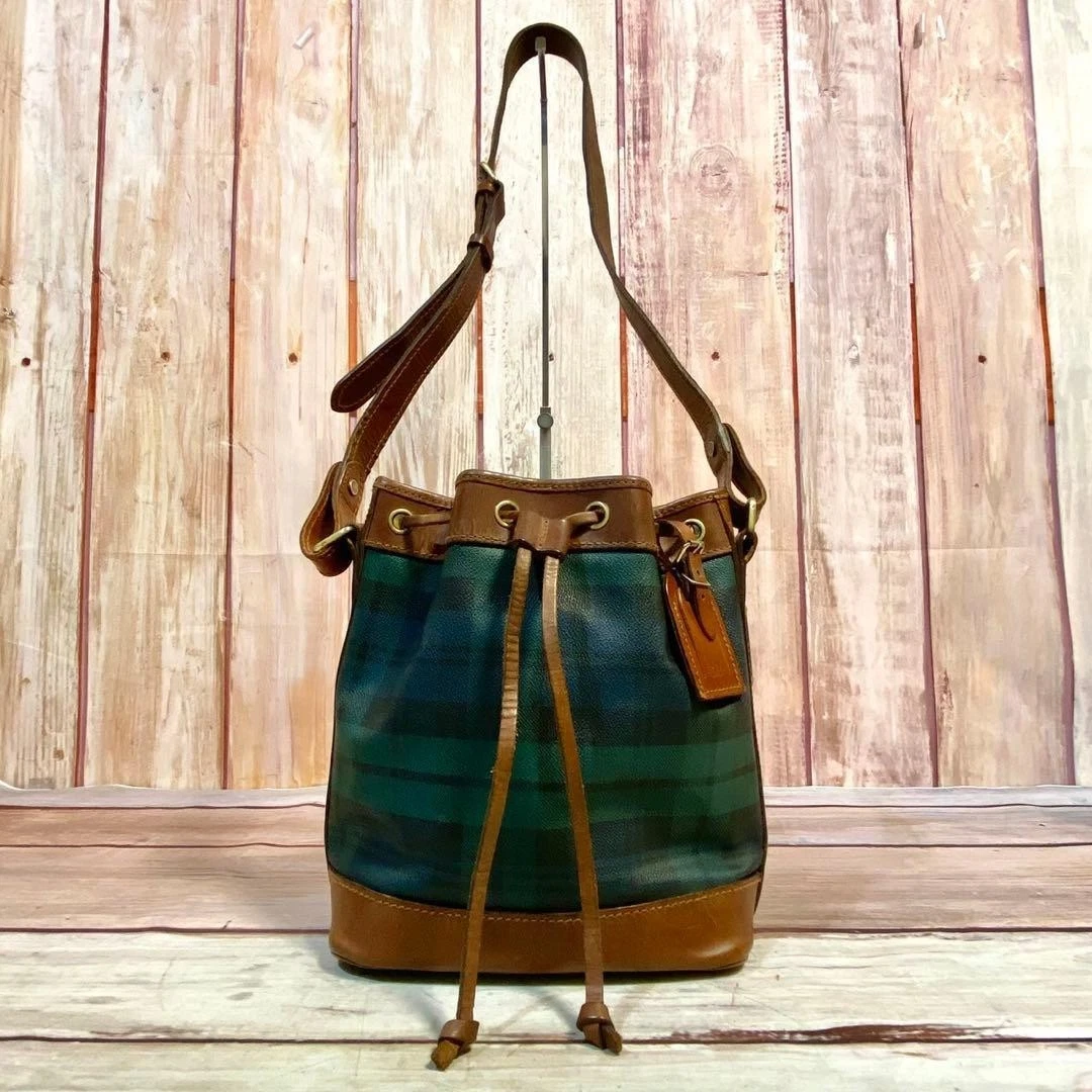 Polo Ralph Lauren Drawstring Leather Exterior Bags  display picture 2