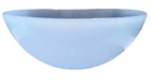 Vtg Blue Milk Glass Bowl Opaline Delphite Large 9¾" Unmarked Federal Master Size