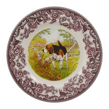Spode Woodland Dinner Plate - Beagle