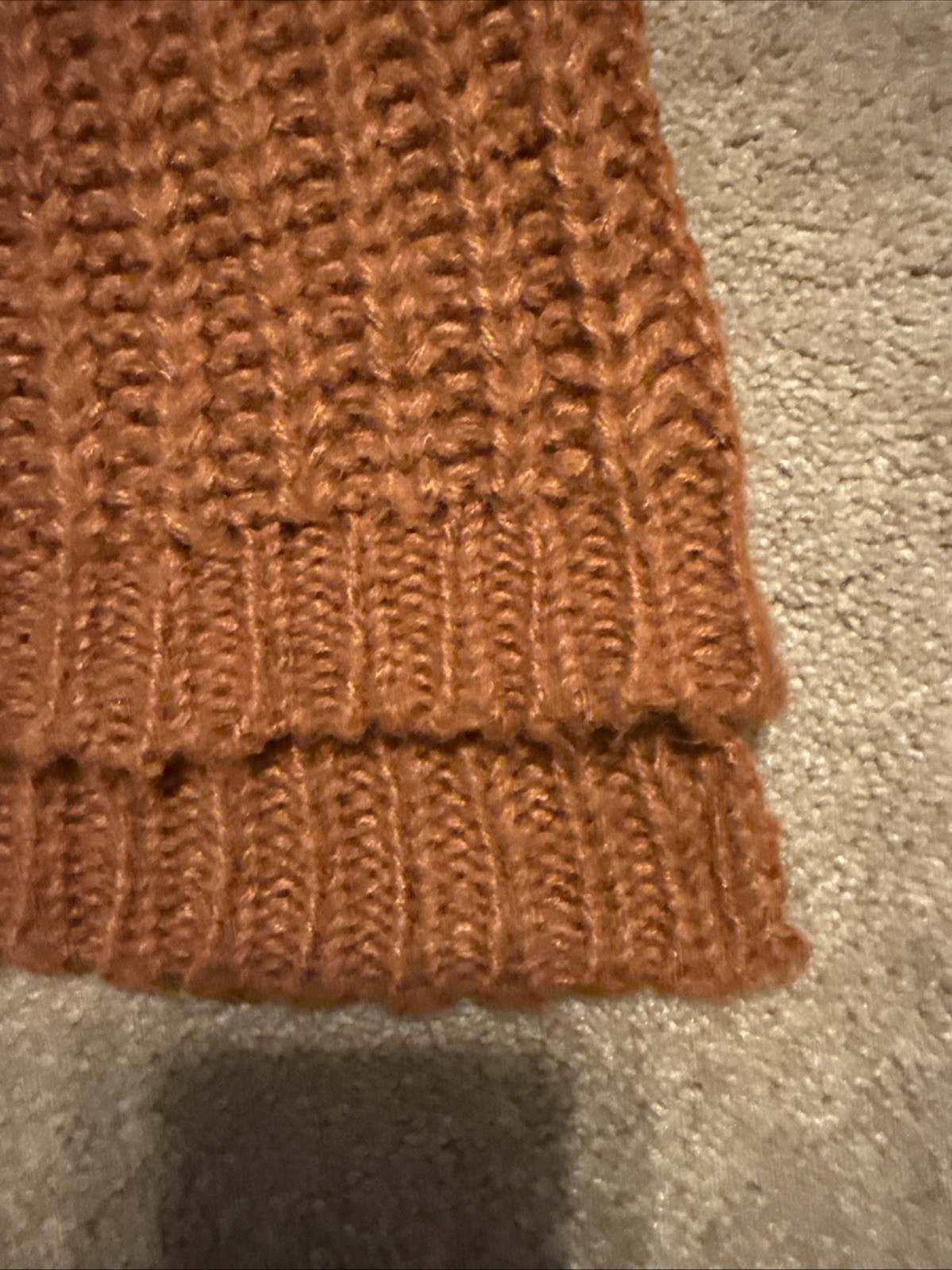 Universal Thread Rust Brown Knit Long Sleeve Swea… - image 2