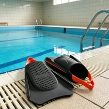 2Pcs Swim Training Fins Travel Swimming Fins for Snorkeling Outdoor Swimming