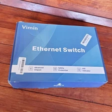VIMIN 16 Port Gigabit Ethernet Switch with 2 Uplink 1000Mbps Ports VM-GS1620 New