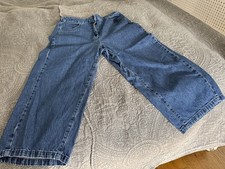 Zara Barrel Ankle Length Blue jeans Size large Ladies