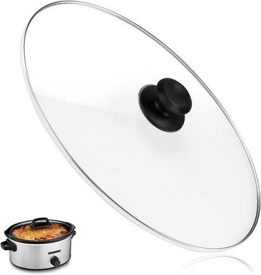6 Quart Oval Glass Lid Compatible with Hamilton Beach Slow Cooker 33665G