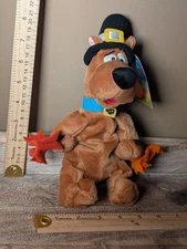 Warner Brothers 1999 SCOOBY- DOO PILGRIM  Bean Bag Plush  NEW WITH OUT TAG