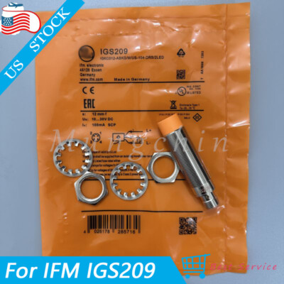 NEW Proximity Sensor Switch For IFM IGS209 IGKC012-ASKG/M/US-104-DRS/2LED 12mm