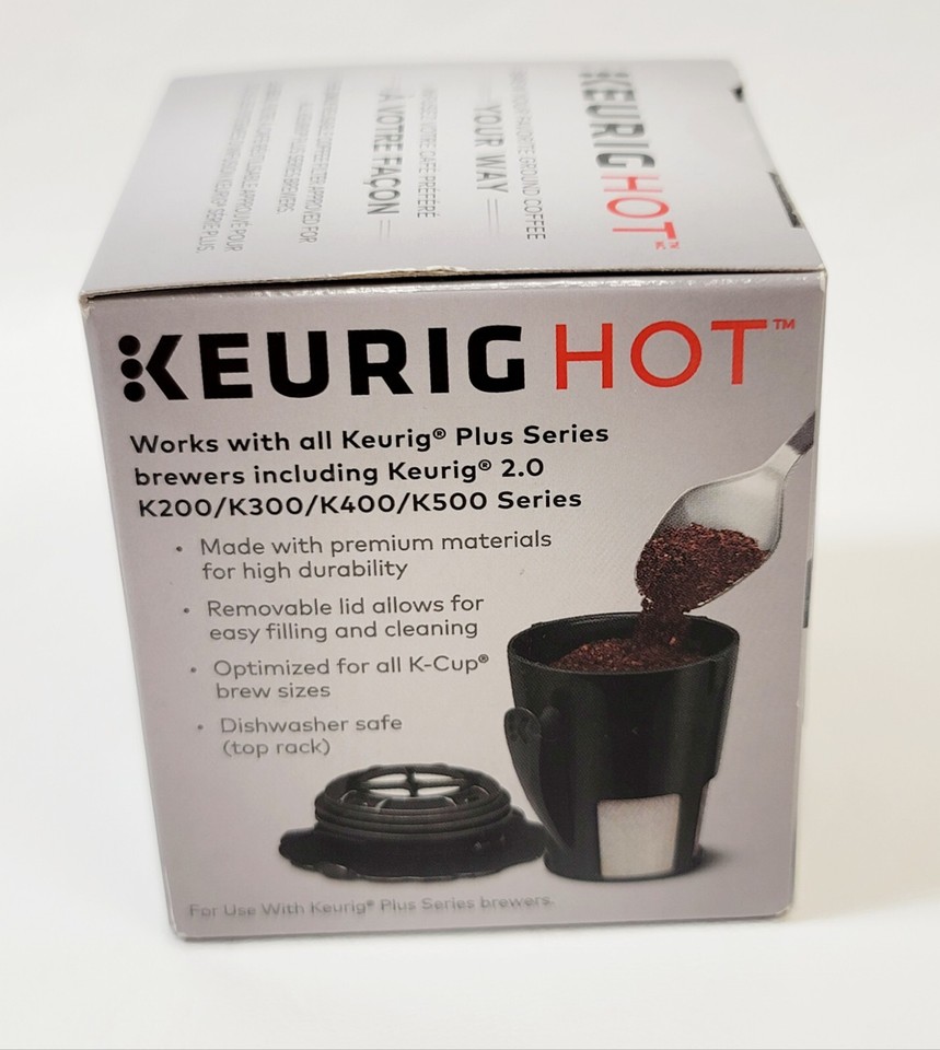Keurig Hot My KCup 2.0 Reusable Coffee Filter For all Keurig Plus
