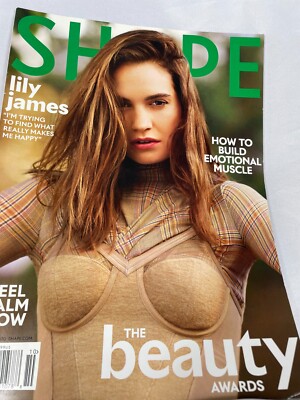 SHAPE MAGAZINE----LILY JAMES COVER----OCTOBER 2020