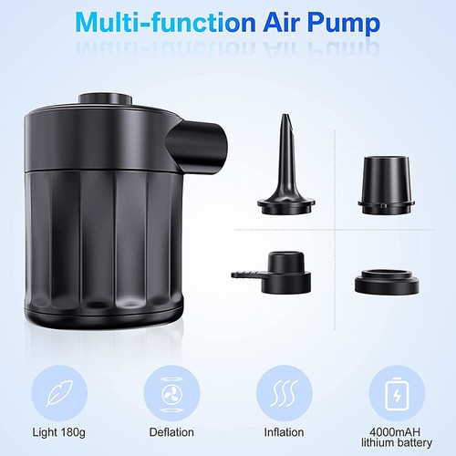 Portable Electric Air Pump USB Rechargeable Inflatable Camping DHL - Picture 11 of 12