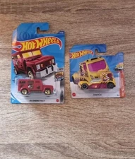 Hot Wheels Hm Armoured Truck - set of 2- 5/10 mattle cars joblot