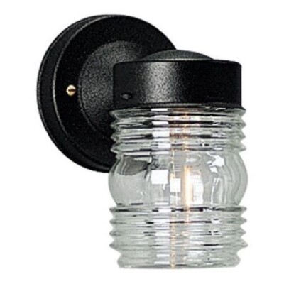 PROGRESS LIGHTING P5602-31 ONE LIGHT UTILITY OUTDOOR WALL JELLY JAR LANTERN