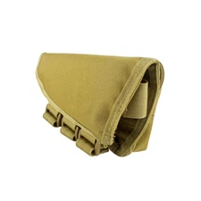 Tactical Buttstock Shotgun Rifle Shell Holder for Cheek Rest Ammo Holder Pouch
