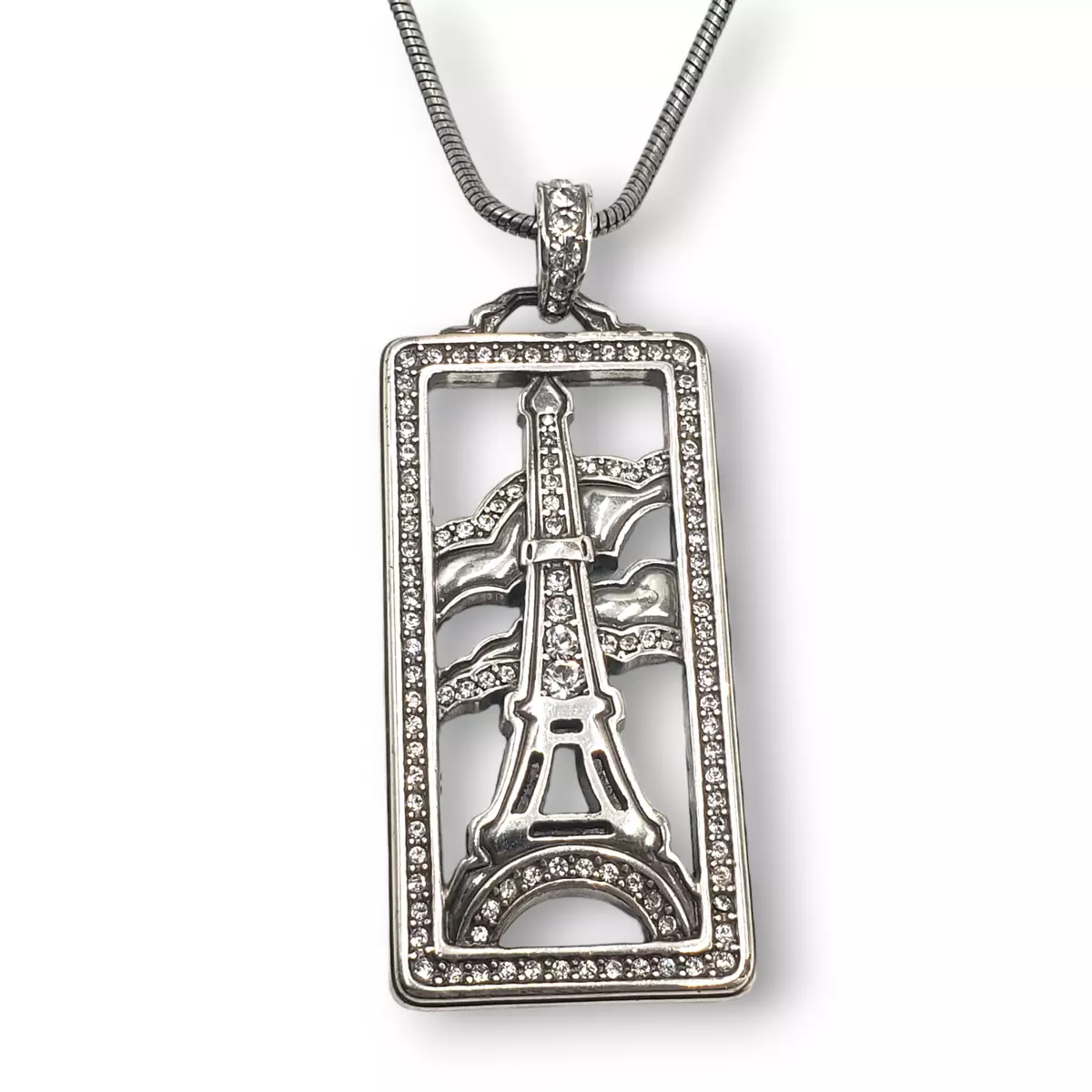Eiffel tower outlet necklace swarovski