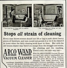 1914 Arco Wand Vacuum Cleaner Advertisement WW1 American Radiator Ephemera