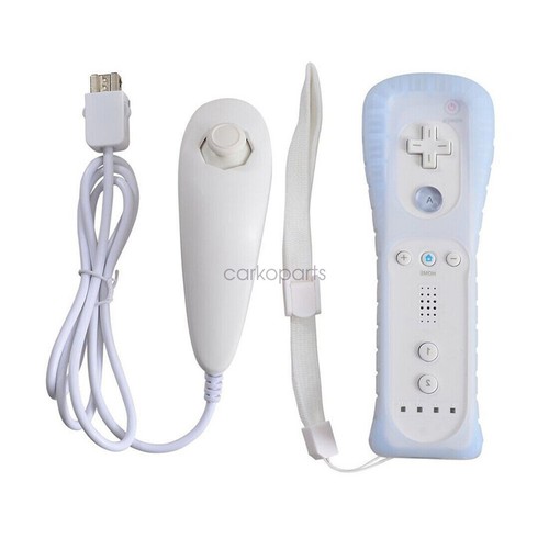2Pack Remote Controller Wiimote Nunchuck Set for Nintendo Wii U 4 in 1 Motion - Picture 14 of 33