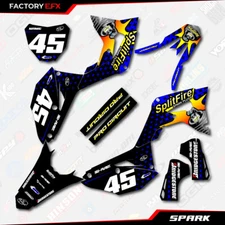 Blue Spark Racing Graphics Kit fits Honda CRF450 17-20 Crf 450 Crf450R