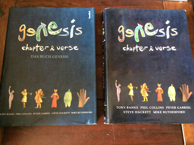 Genesis [2x HC Buch] Englisch + Deutsche Version / Chapter & Verse Peter Gabriel