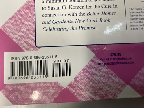 Better Homes and Gardens New Cook Book Celebrating the Promise Pink 14th Edition - Picture 16 of 17