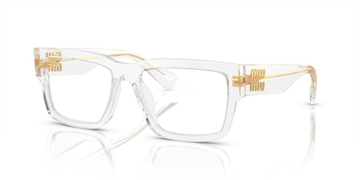 Miu Miu VMU 02XV Transparent (2AZ-1O1) Eyeglasses | eBay
