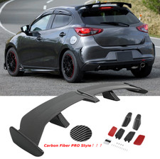 55rear Trunk Spoiler Racing Wing Carbon Fiber Pro Style For Mazda 23 Hatchback