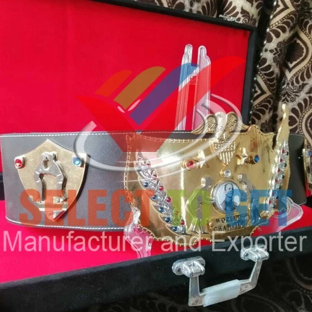 Cinturón título campeonato mundial Nature Boy Buddy Rogers galardonado WWWF (WWE) Foto 4 de 4