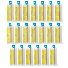 20 Bulk FAST Set Bite Registration Material, Unflavored, 50ml Dental Cartridges