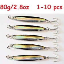 1 to 10 pcs Metal jig Colt Sniper 80g/2.8oz Brown Knife Vertical Saltwater Lures