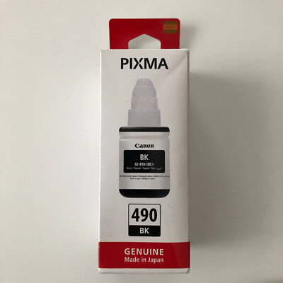 Genuine Canon 490 BK GI-490BK 0663C001 ink black 135ml - in original packaging
