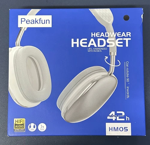 Peakfun HM05 Wireless Headphones Bluetooth Adjustable Headphones - Black