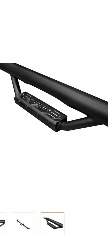 Ford F150 2015-2016 cabina supercrew caja de 5,5' estribo negro barra de peldaño lateral RBP Foto 3 de 4