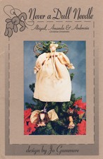  1993 UNCUT Never A Dull Needle Dollmaking Pattern "Abigail, Amanda  Ambrosia"