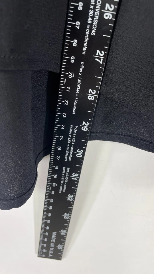 Halogen Womens Blouse Top Scoop Neck V Back Sleeveless Black Plus Size 1X. - Image 2 of 4