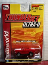 Sealed NEW Auto World 2021 Ultra G 1965 Ford Mustang Slot Car Thunder jet Moc