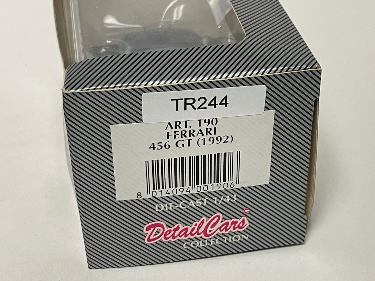 稀少品C.D.C s.r.l FERRALI 456GT made ITALY Burago 1992 Red Ferrari 456 GT cod0536 1/25 Diecast Model | eBay