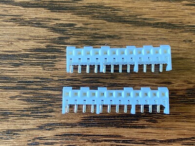2 New 09-48-1124 Molex Sockets 12-pin for Sansui F-2624 Driver Board PCB bottom