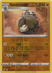 Sandaconda 109/202 Reverse Holo Sword & Shield Base Set