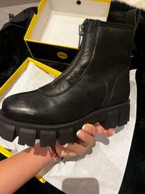 Buffalo Escape Frontzip Warm Boots Damen   Neu   Gr. 40   Plateau   NP 220  