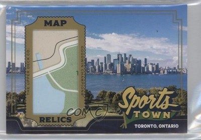 2023 Upper Deck Goodwin Champions Sports Towns Map Relics Toronto #STMR-5 ry5