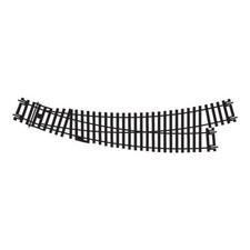 Hornby Hobby Train Tracks - R8074 Left-Hand Curved Point, Degree Track Pieces...