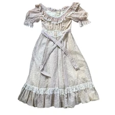 Vintage 1970’s Gunne Sax Prairie Dress Made in USA Size 11
