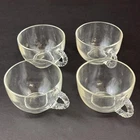 Set of 4 Vintage Federal Glass Homestead Snack Cups