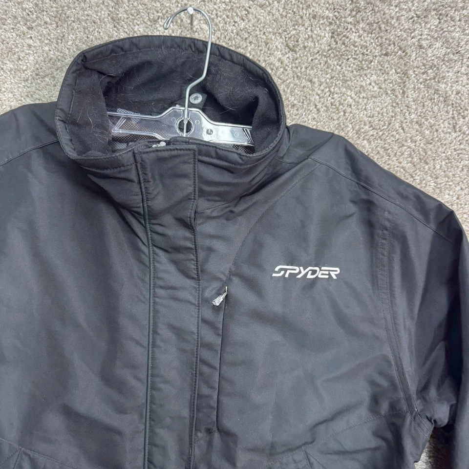 Spyder XT Impermeable Transpirable Esquí Snowboard Chaqueta Mujer Talla 16 Negra Foto 2 de 4